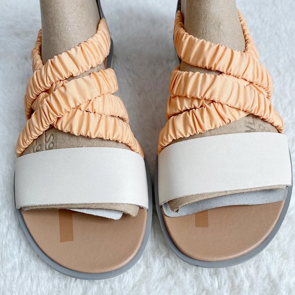 Sorel Ella II Ankle Strap Women's Sandals, Gray/Orange, Size 8 - Picture 4 of 9